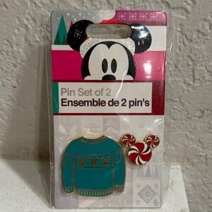 Disney Store 2018 Collectable Holiday Mickey Mouse pin NWT